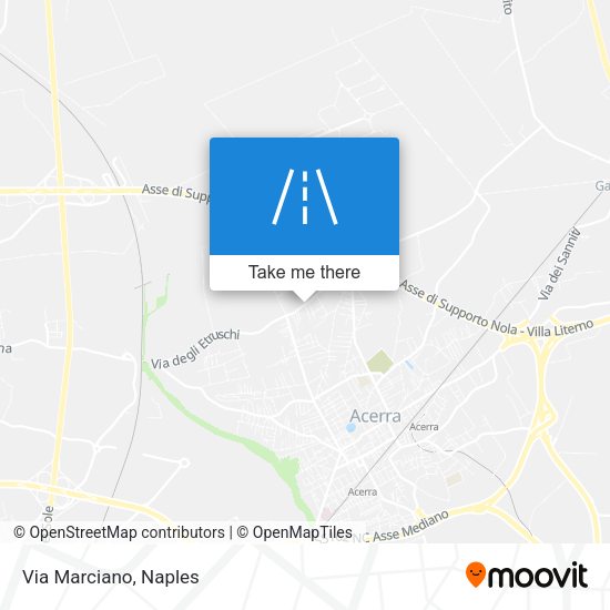 Via Marciano map