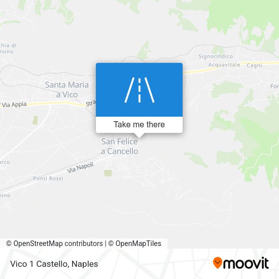 Vico 1 Castello map