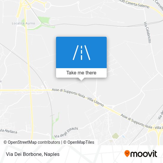 Via Dei Borbone map