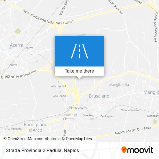 Strada Provinciale Padula map
