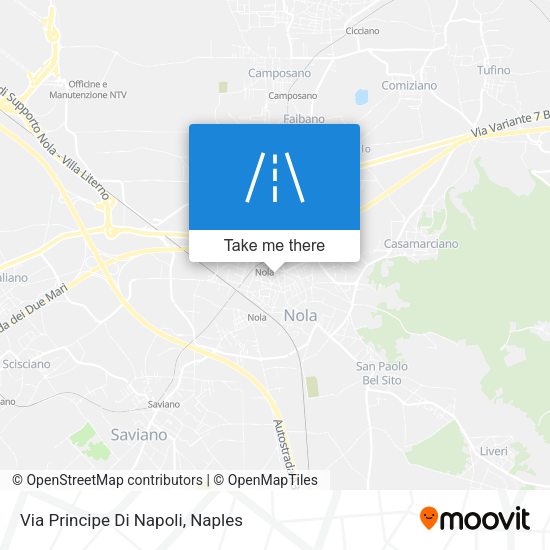 Via Principe Di Napoli map