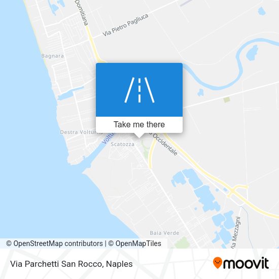 Via Parchetti San Rocco map