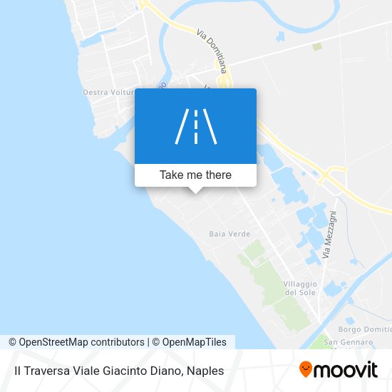 II Traversa Viale Giacinto Diano map