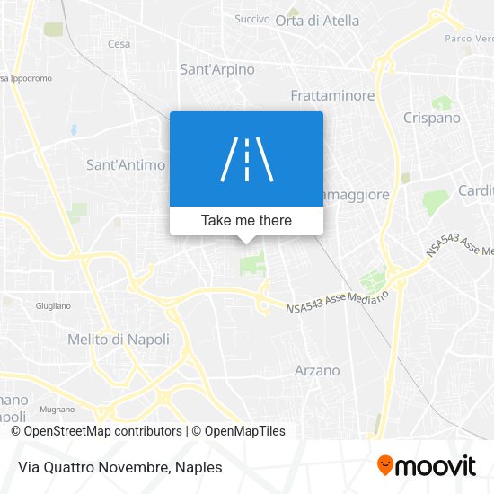Via Quattro Novembre map