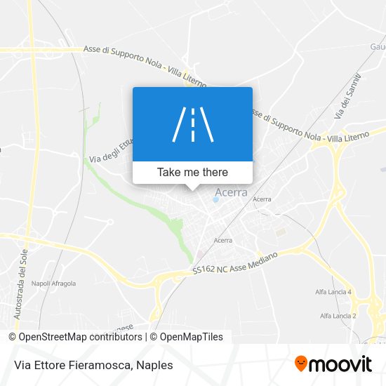 Via Ettore Fieramosca map