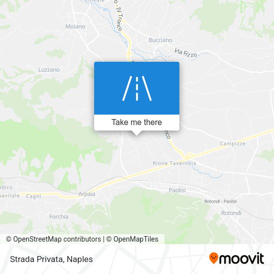 Strada Privata map