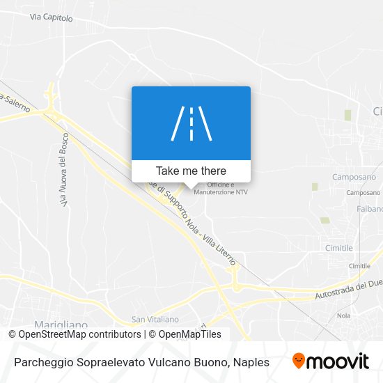 Parcheggio Sopraelevato Vulcano Buono map