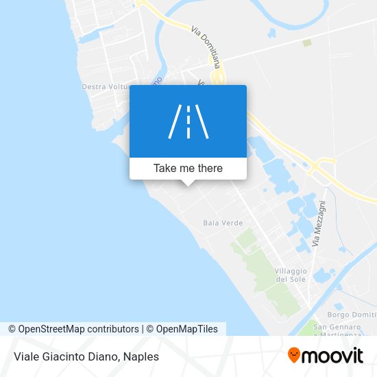 Viale Giacinto Diano map