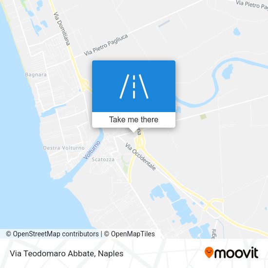 Via Teodomaro Abbate map