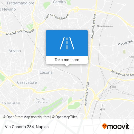 Via Casoria 284 map