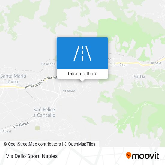 Via Dello Sport map