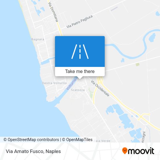 Via Amato Fusco map