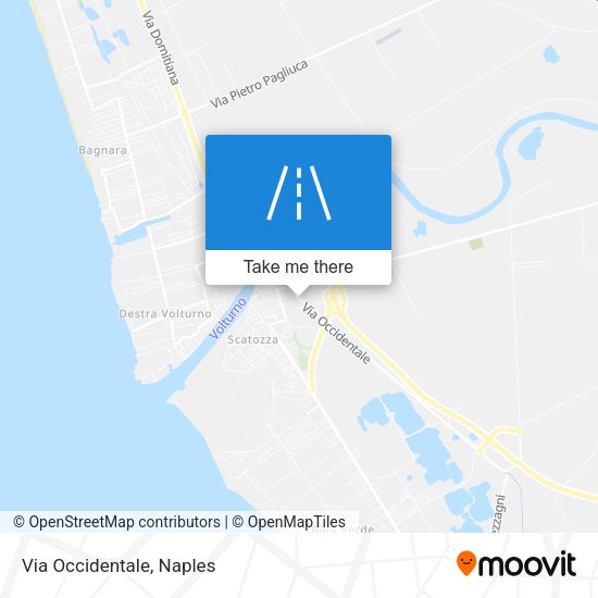 Via Occidentale map