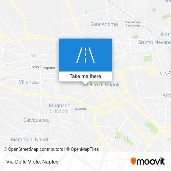Via Delle Viole map