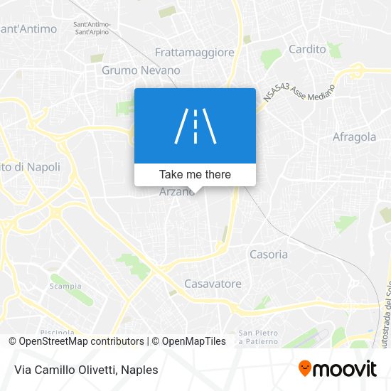 Via Camillo Olivetti map