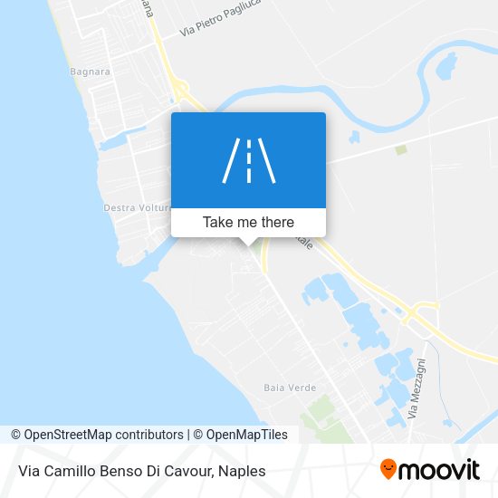 Via Camillo Benso Di Cavour map