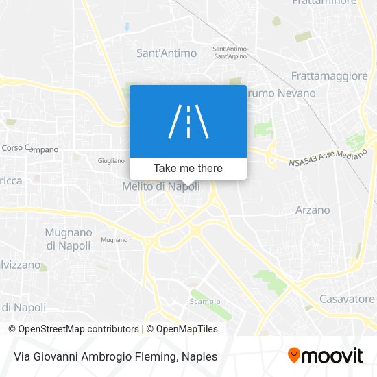 Via Giovanni Ambrogio Fleming map