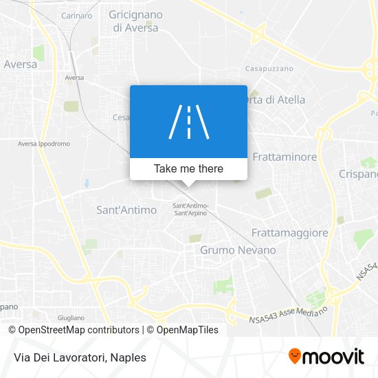 Via Dei Lavoratori map