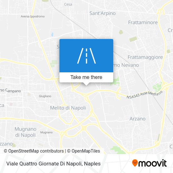 Viale Quattro Giornate Di Napoli map