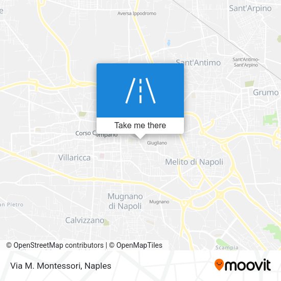 Via M. Montessori map