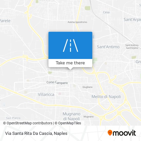 Via Santa Rita Da Cascia map