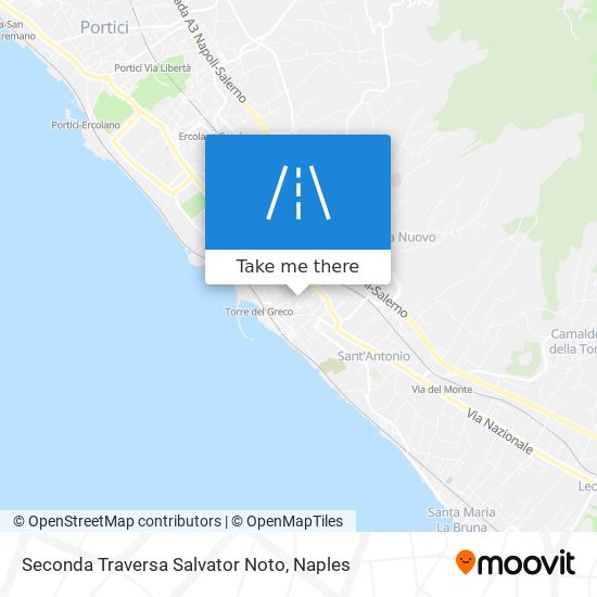 Seconda Traversa Salvator Noto map