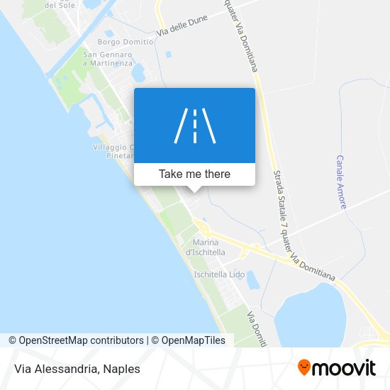 Via Alessandria map