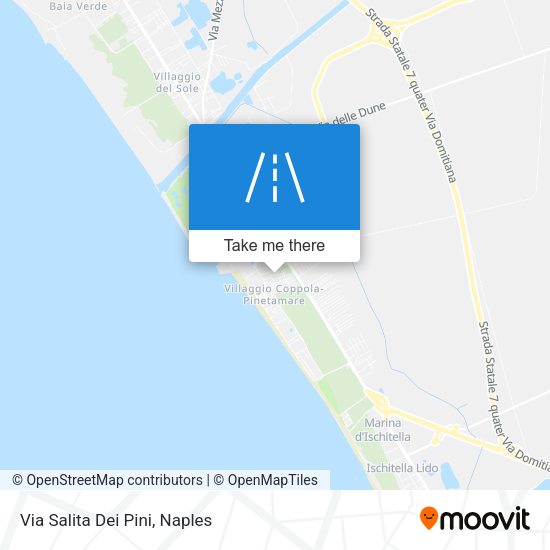 Via Salita Dei Pini map
