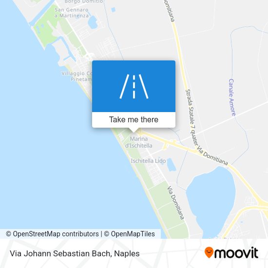Via Johann Sebastian Bach map