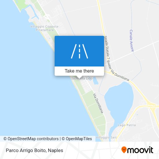 Parco Arrigo Boito map