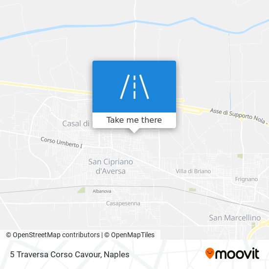5 Traversa Corso Cavour map