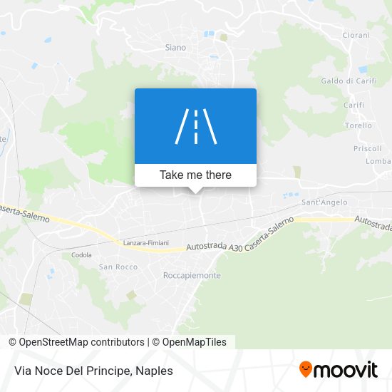Via Noce Del Principe map