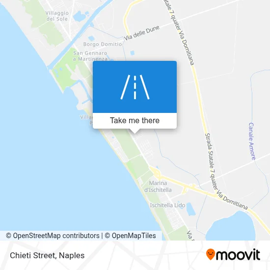 Chieti Street map