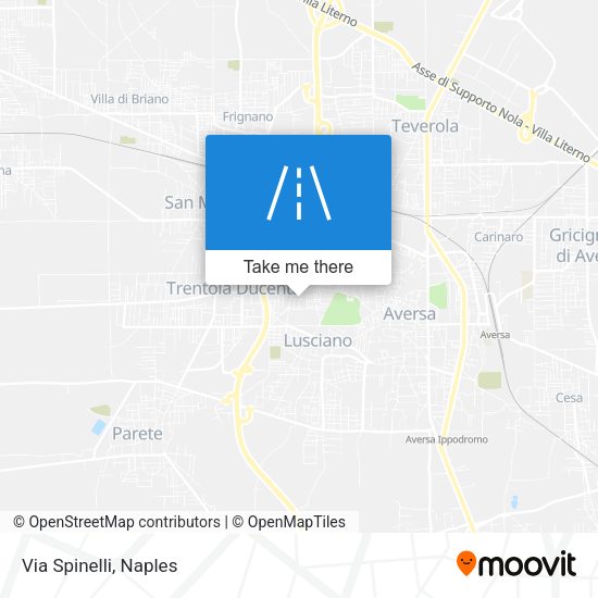 Via Spinelli map
