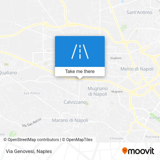 Via Genovesi map