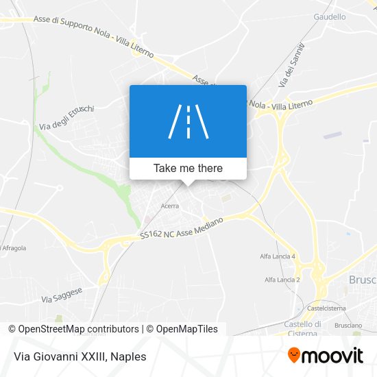 Via Giovanni XXIII map