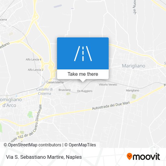 Via S. Sebastiano Martire map