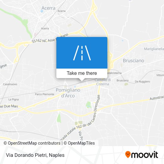 Via Dorando Pietri map