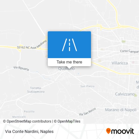 Via Conte Nardini map