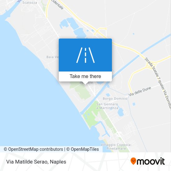 Via Matilde Serao map