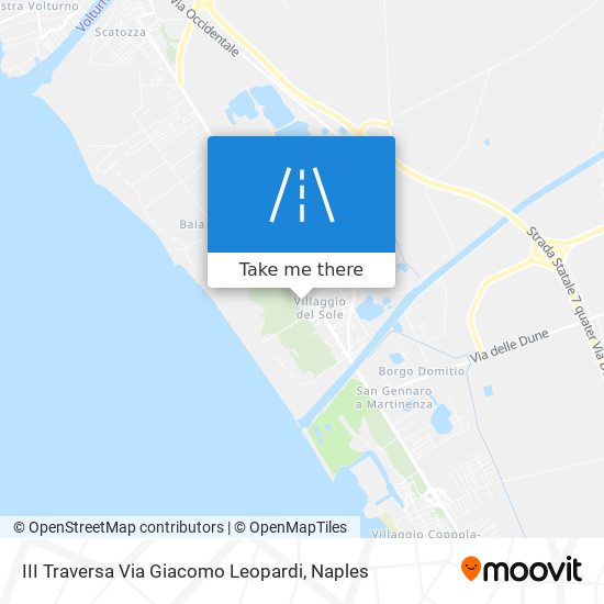 III Traversa Via Giacomo Leopardi map