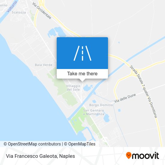 Via Francesco Galeota map