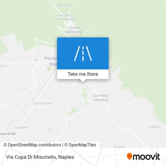 Via Cupa Di Misuriello map