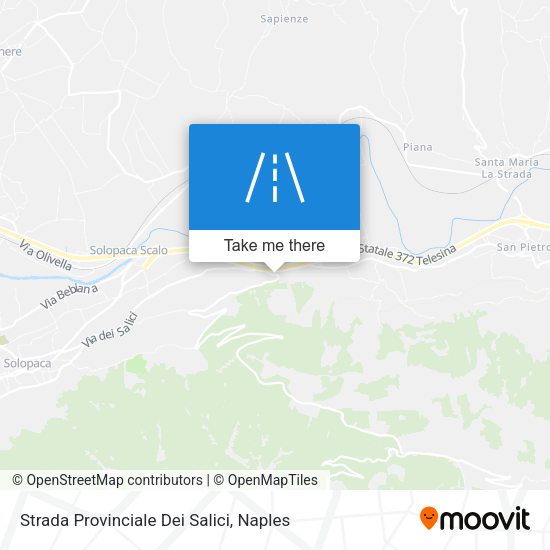 Strada Provinciale Dei Salici map