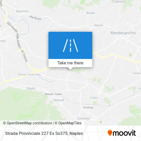 Strada Provinciale 227 Ex Ss375 map