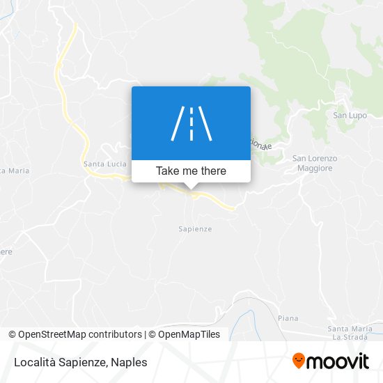 Località Sapienze map