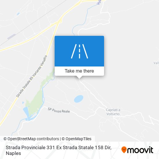 Strada Provinciale 331 Ex Strada Statale 158 Dir map