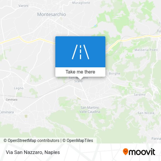Via San Nazzaro map