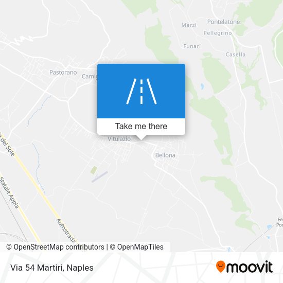 Via 54 Martiri map