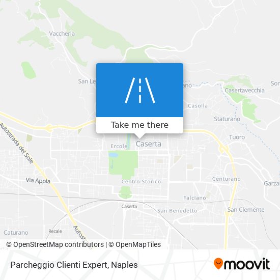 Parcheggio Clienti Expert map